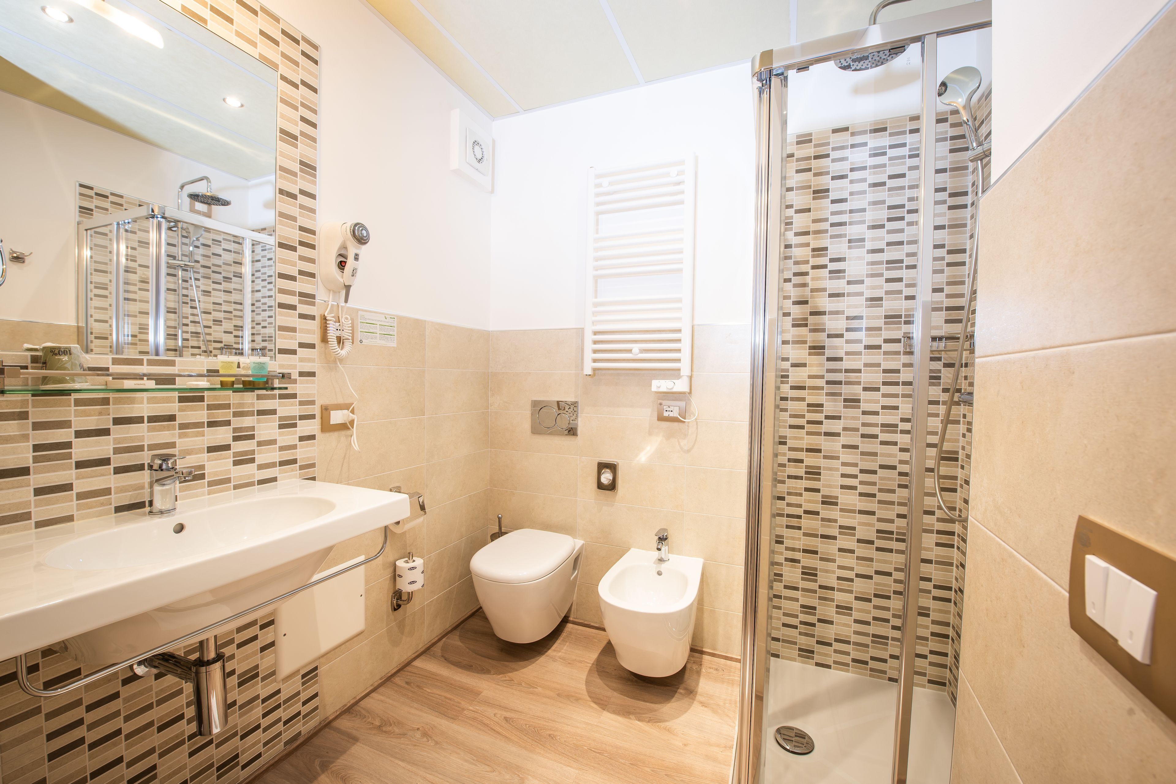 basic single room, 1 single bed, ground floor | bathroom | shower, rainfall showerhead, free toiletries, hair dryer