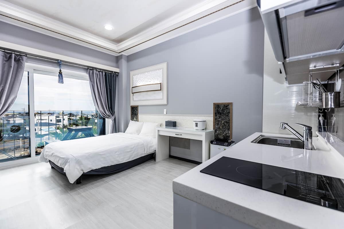 Studio Double | 1 bilik tidur, Wi-fi percuma, cadar katil