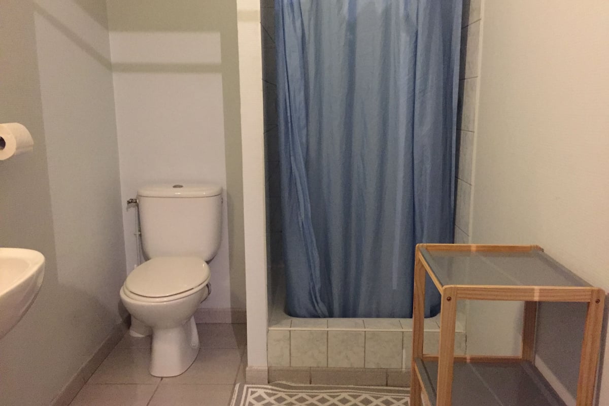 standard twin room, 2 single beds | bathroom | shower, designer toiletries, hair dryer, towels