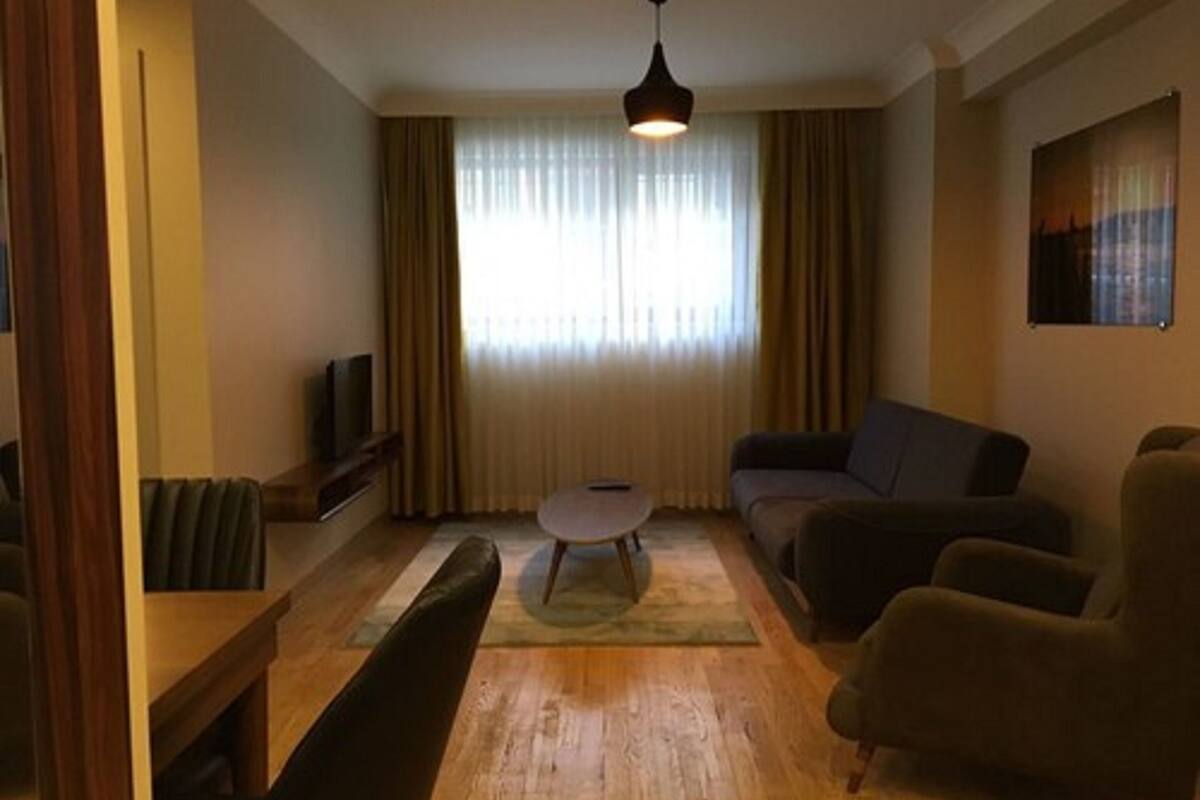 Economy-Apartment, 1 Schlafzimmer | Bettwäsche aus ägyptischer Baumwolle, Zimmersafe, Schreibtisch