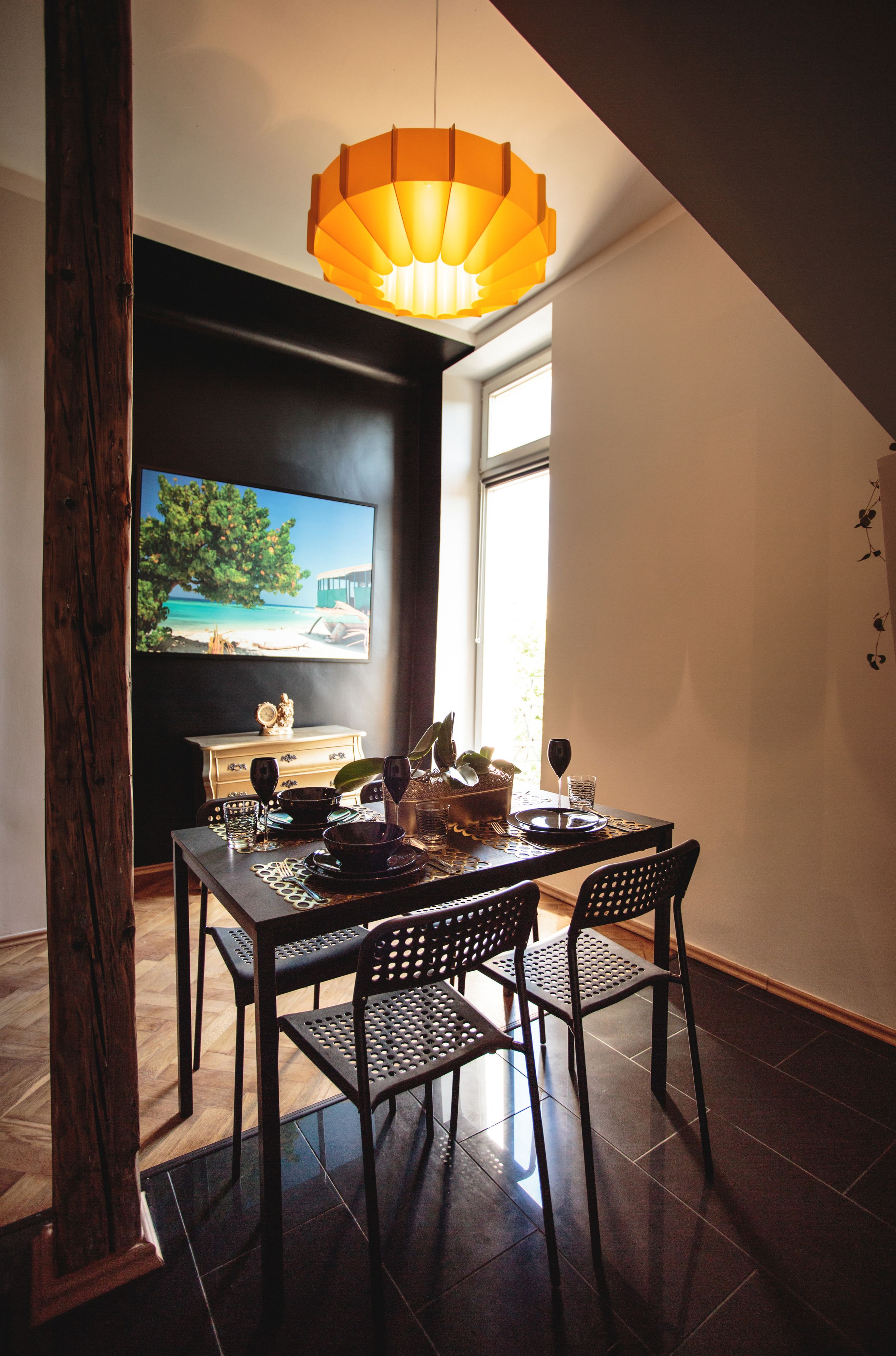 Apartamento superior, 1 quarto, cozinha americana (Black Boutique) | Opções para refeição no quarto