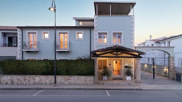 Front of property - evening/night