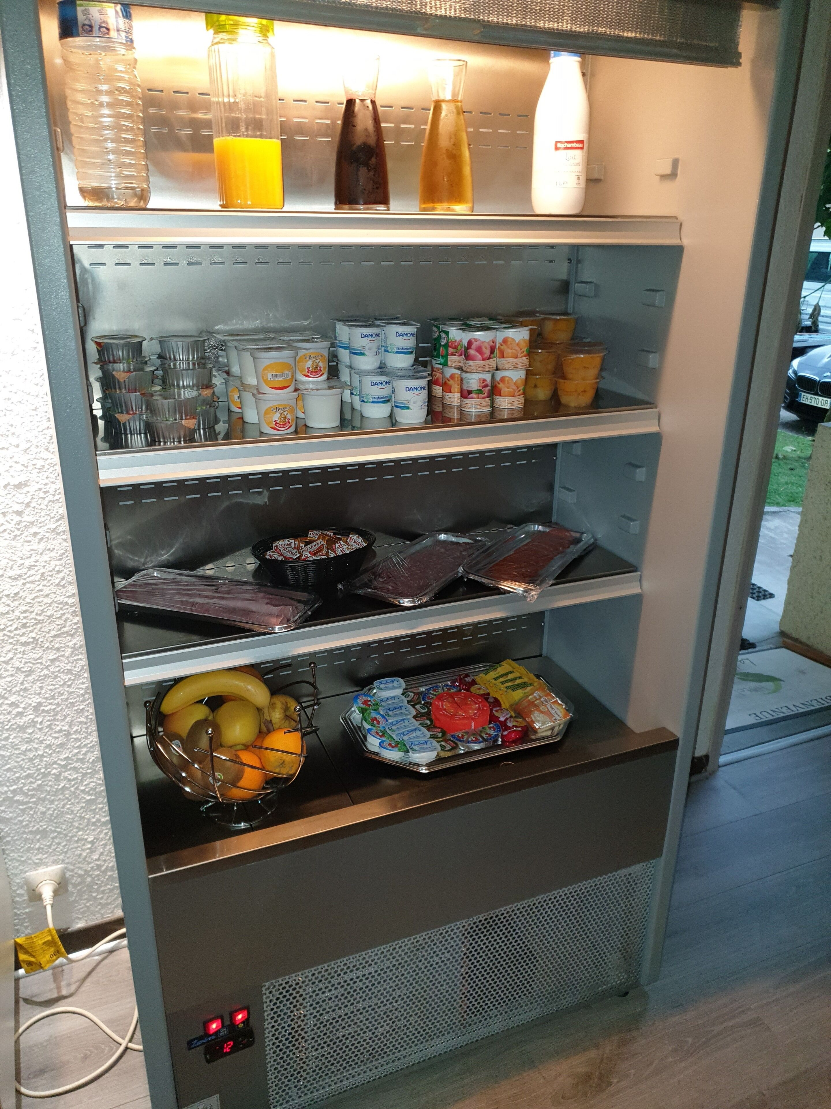 daily buffet breakfast (eur 8.40 per person)