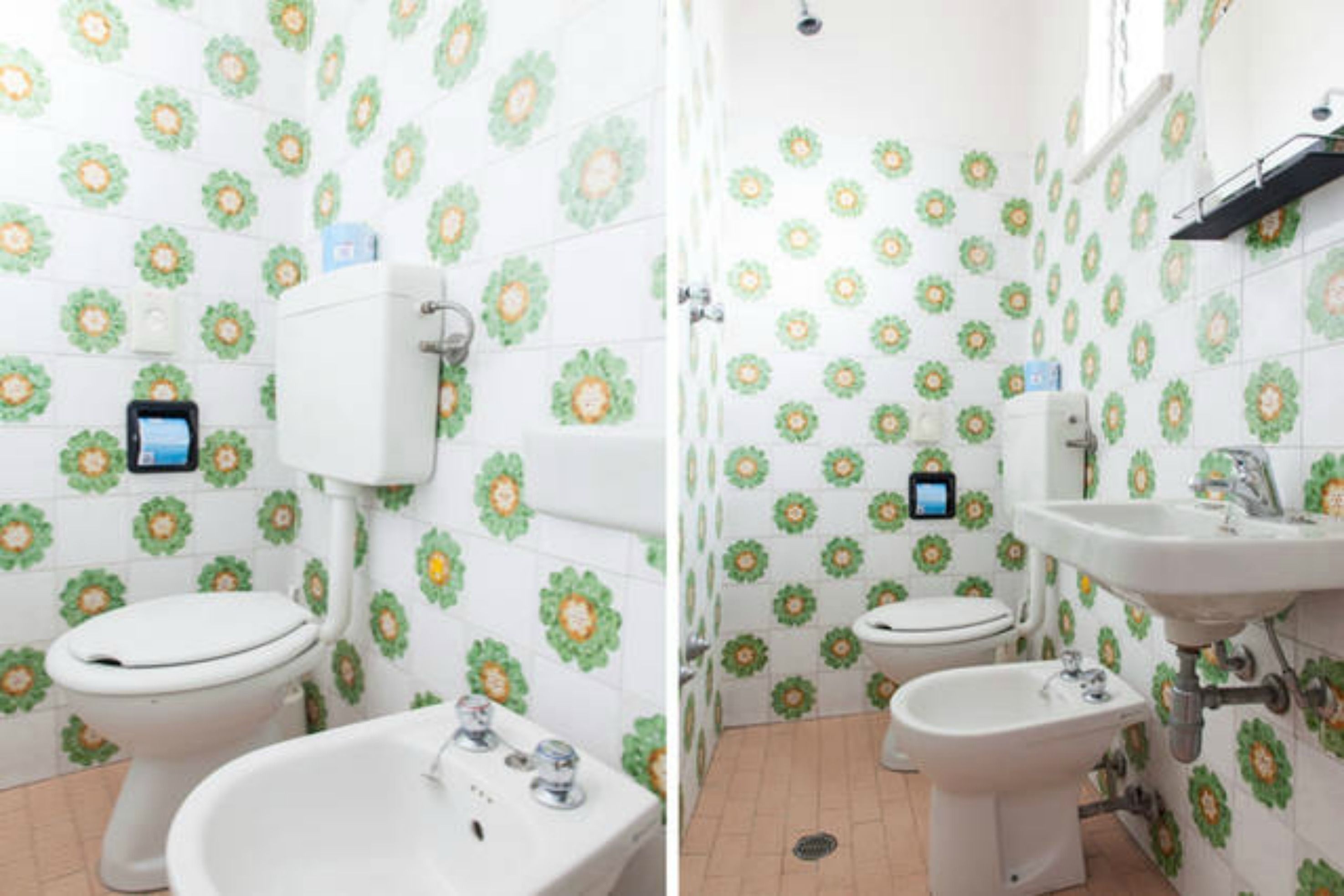 double or twin room | bathroom | shower, bidet, towels