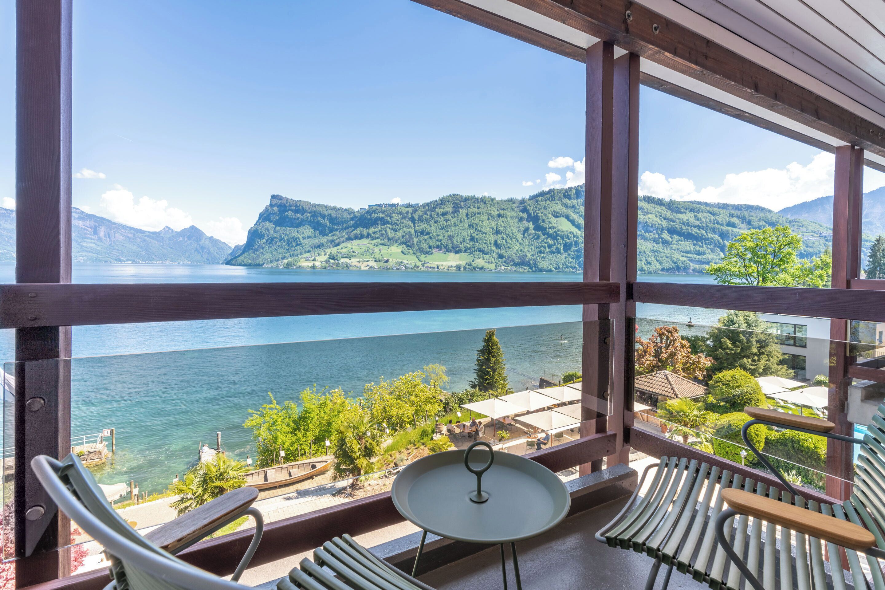 Doppelzimmer, Balkon, Seeblick | Blick vom Balkon