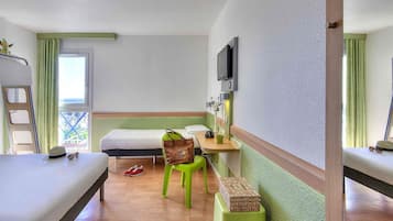 Bureau, chambres insonorisées, Wi-Fi gratuit, draps fournis