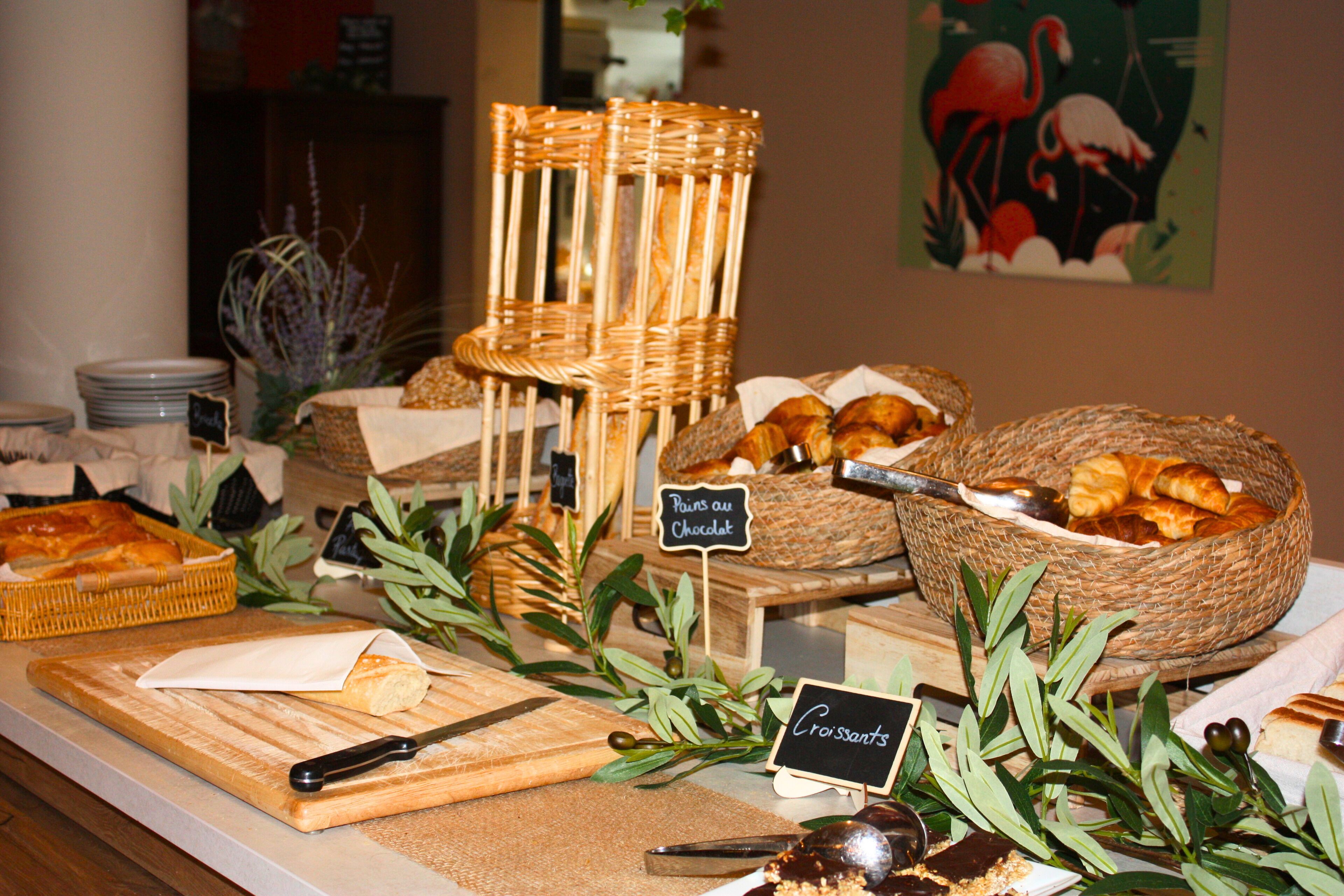 Daily buffet breakfast (EUR 12.50 per person)