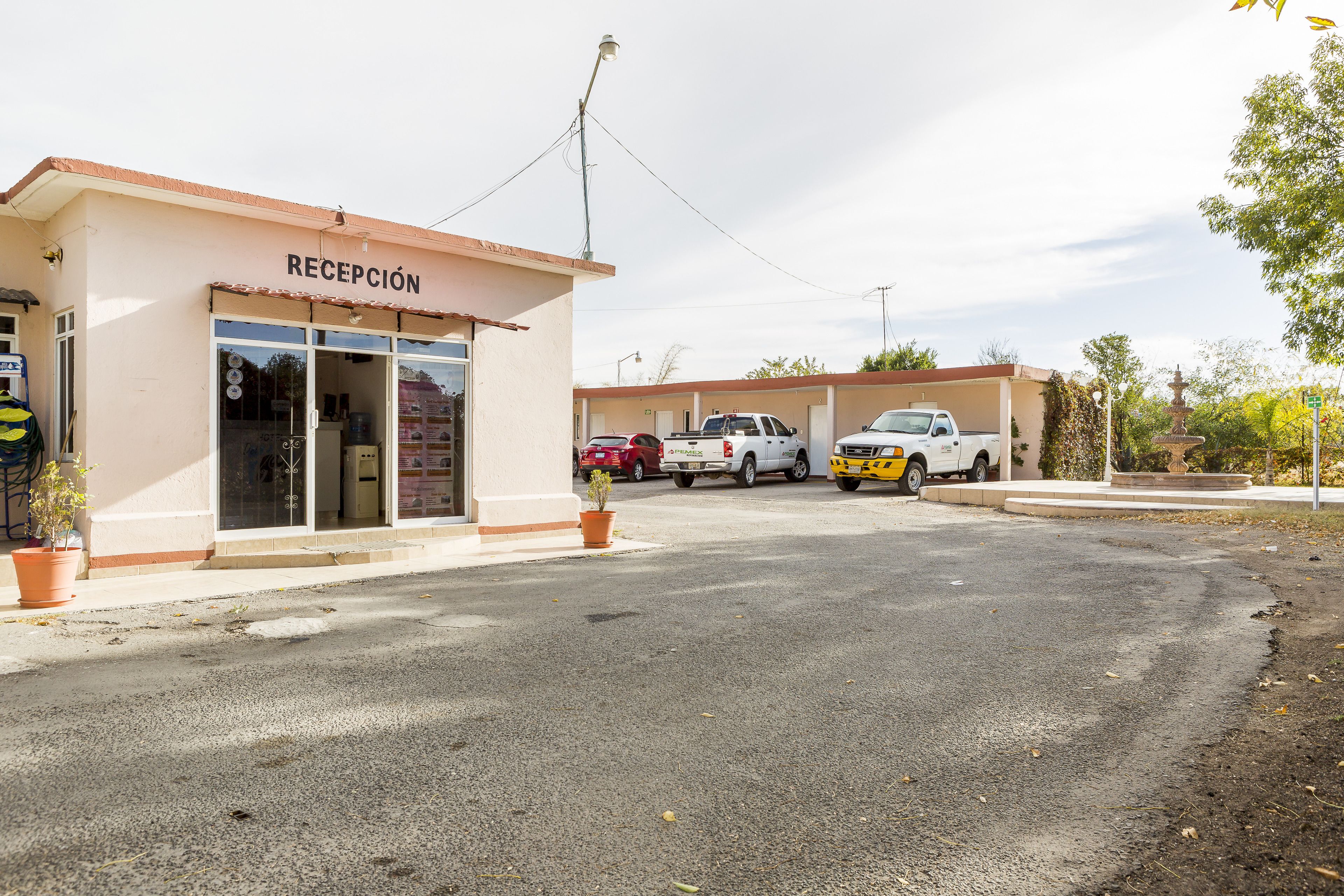 Entrada de la propiedad