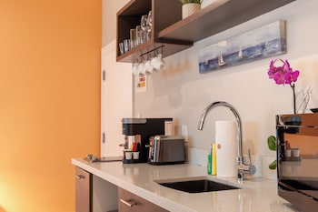 Coffee/tea maker at Oceanside Hotel and Suites