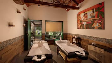 Couples treatment room(s), steam room, body treatments, aromatherapy