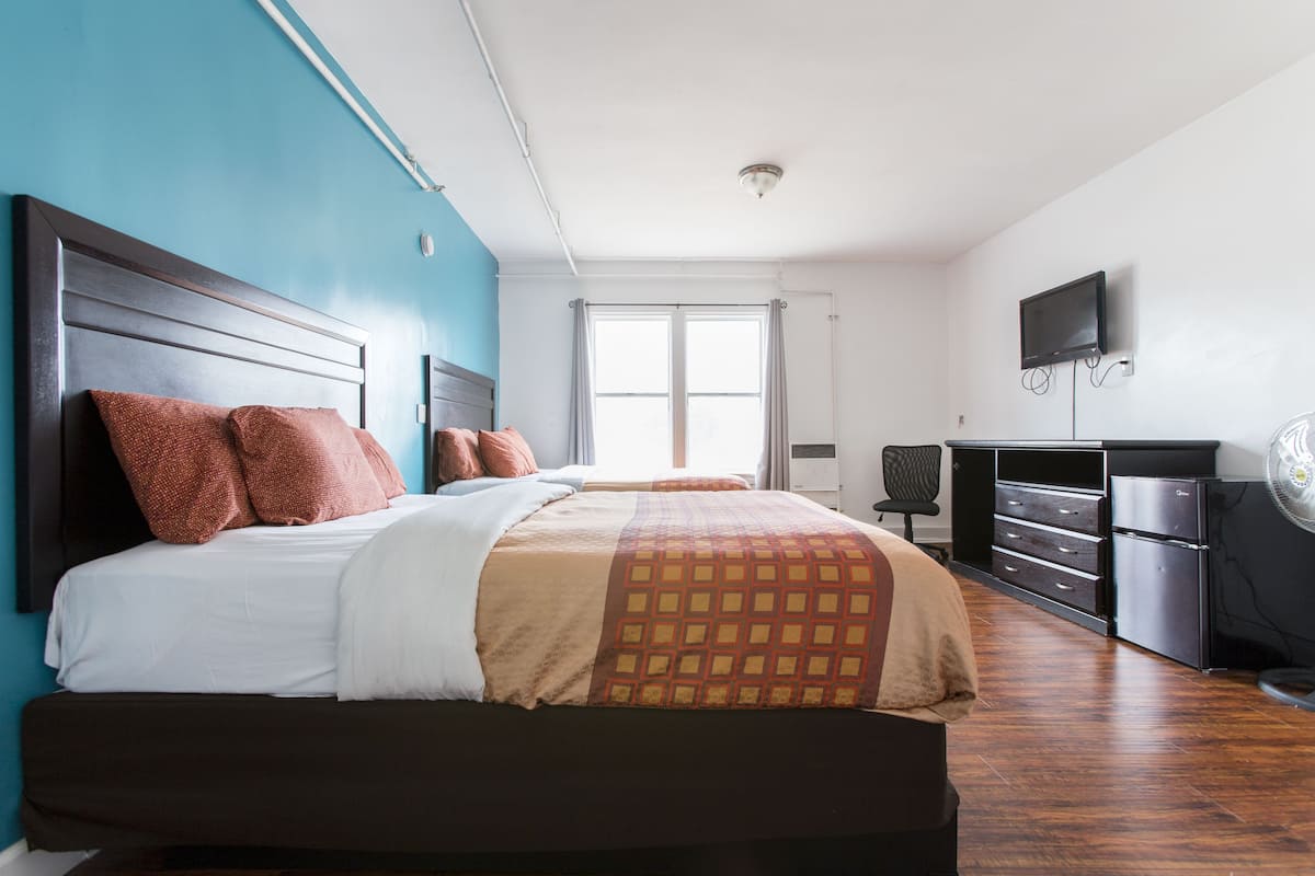 Standard Room, 2 Queen Beds | Pillow-top beds, WiFi, bed sheets