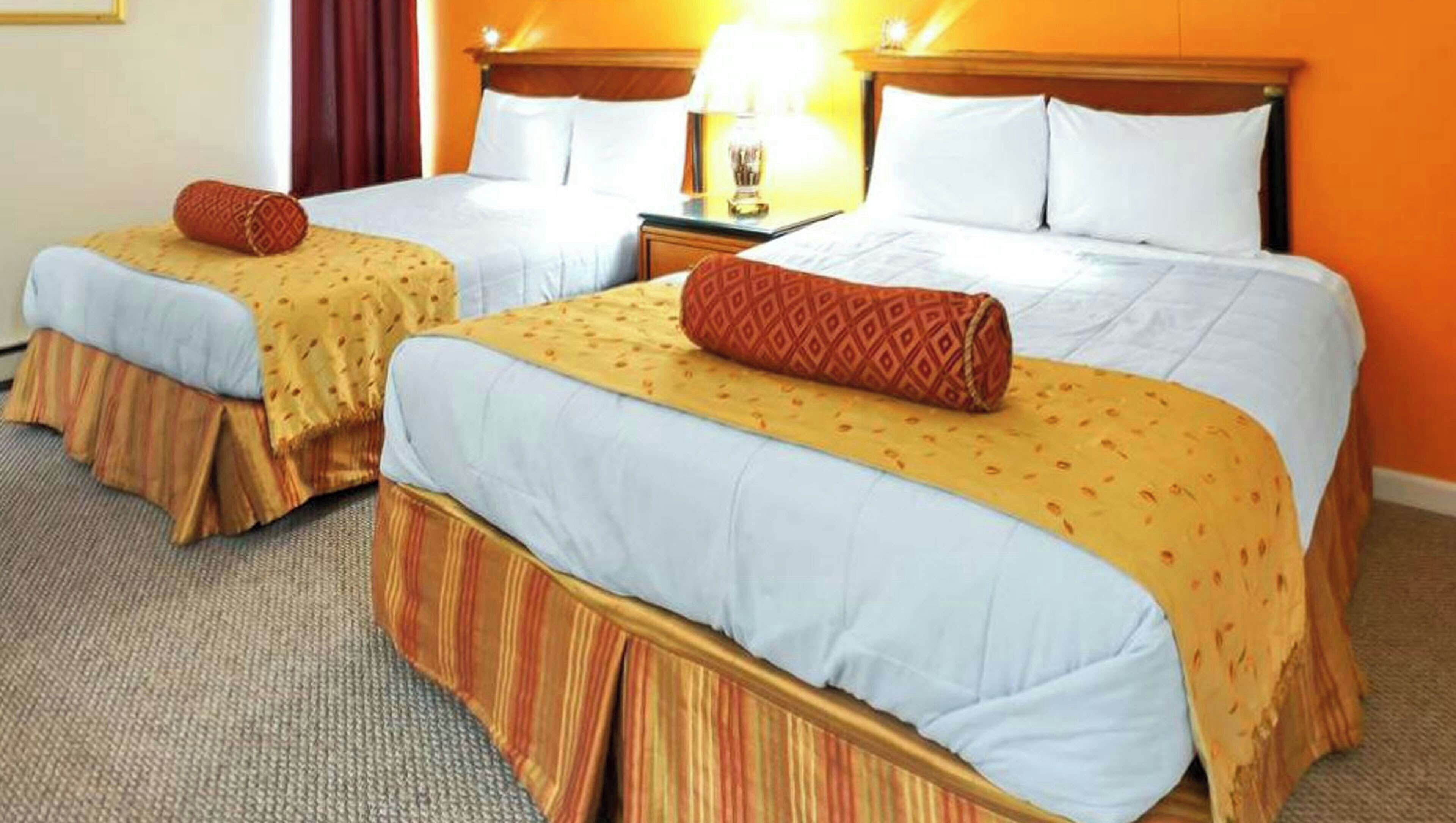 Room, 2 Double Beds, Non Smoking, Refrigerator & Microwave | In-room safe, desk, iron/ironing board, free WiFi