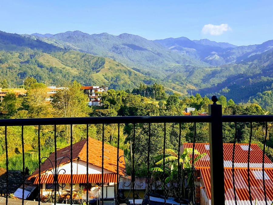 Vista desde la propiedad