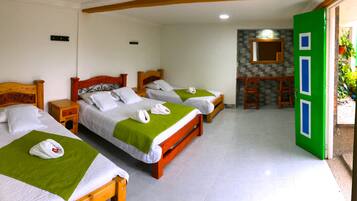 Family Room | Blackout drapes, iron/ironing board, free WiFi, bed sheets