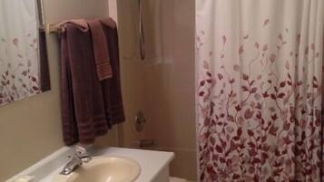 Free toiletries, hair dryer, towels
