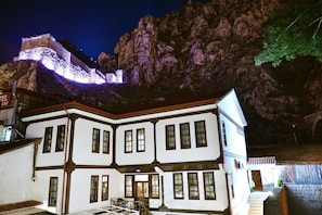 Front of property – evening/night