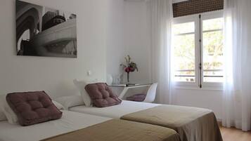 Desk, blackout curtains, cots/infant beds, rollaway beds