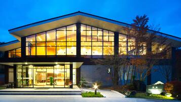 Front of property – evening/night