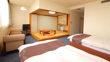 客房 (Japanese Western Style) | 房內夾萬、免費 Wi-Fi、床單、方便輪椅出入