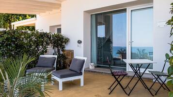 Doppia Deluxe, terrazzo, vista mare | Terrazza/patio