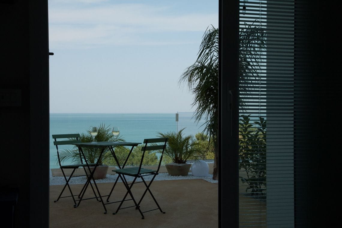 Chambre Double Supérieure, terrasse, vue mer | Balcon