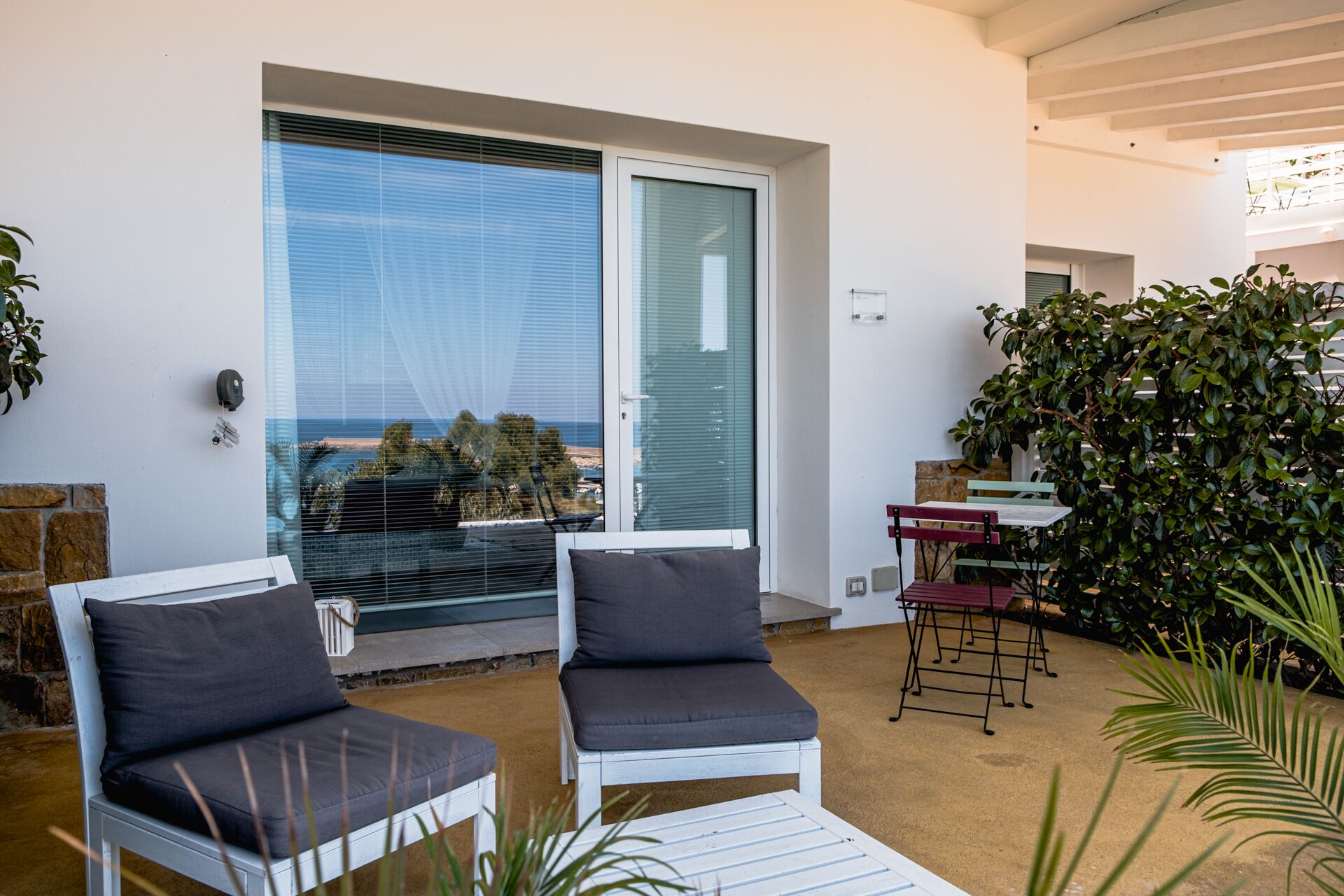 Chambre Double Deluxe, terrasse, vue mer | Terrasse/Patio