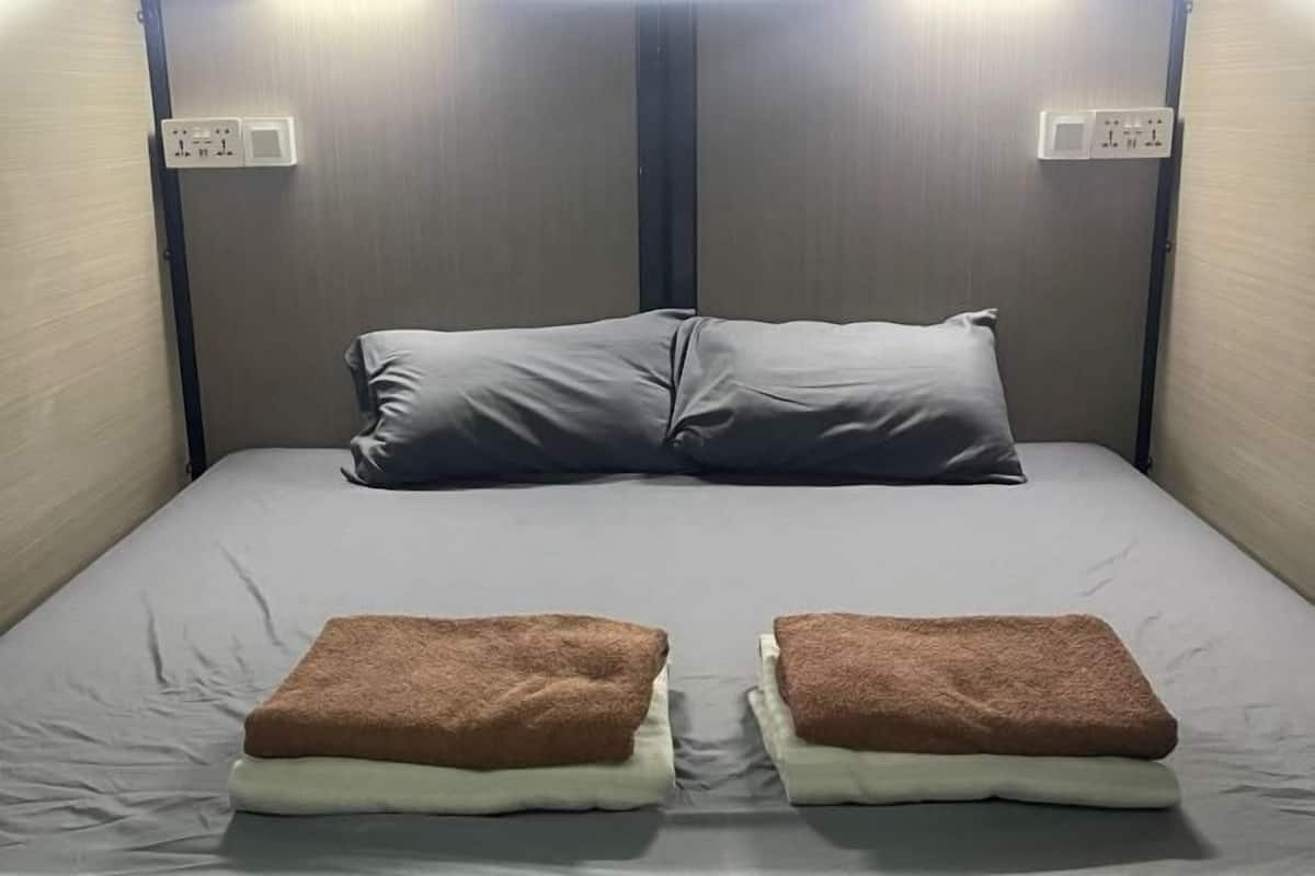 Blackout drapes, iron/ironing board (on request), WiFi (free)