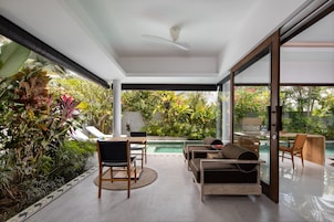 One Bedroom Pool Villa | Private kitchen | Coffee/tea maker, fridge, microwave, stovetop