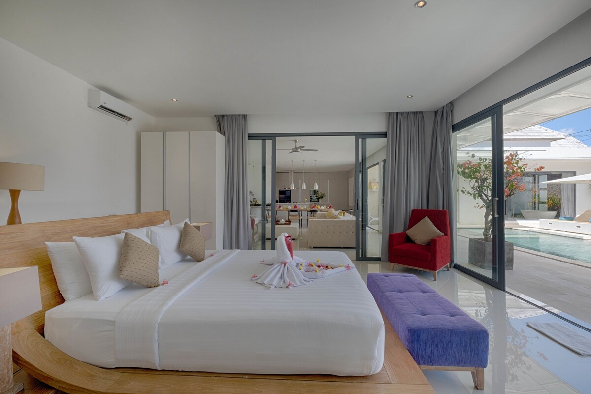 1 phòng ngủ, bộ đồ giường cao cấp, minibar, két bảo mật tại phòng 