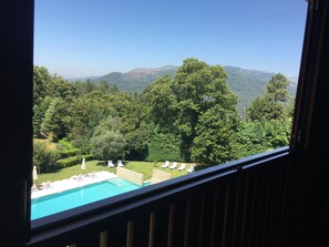 Uitzicht vanaf balkon