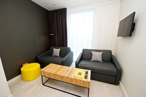 Apartment, 2 Bedrooms (One Main Bathroom and One Ensuite) | Living area - Staycity Aparthotels, York, Barbican Centre (York)