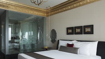 Egyptian cotton sheets, premium bedding, Select Comfort beds, minibar