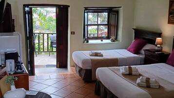 Family Room, Terrace, Garden View (Almendra) | Premium bedding, down comforters, minibar, individually decorated