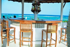 Poolside bar