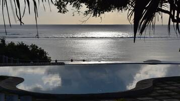 Private beach, white sand