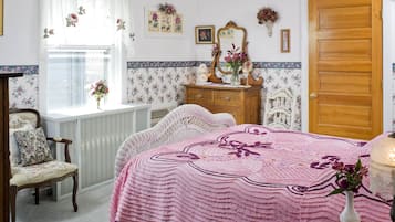 Individually decorated, individually furnished, iron/ironing board