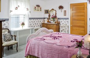 Individually decorated, individually furnished, iron/ironing board