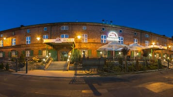 Front of property – evening/night