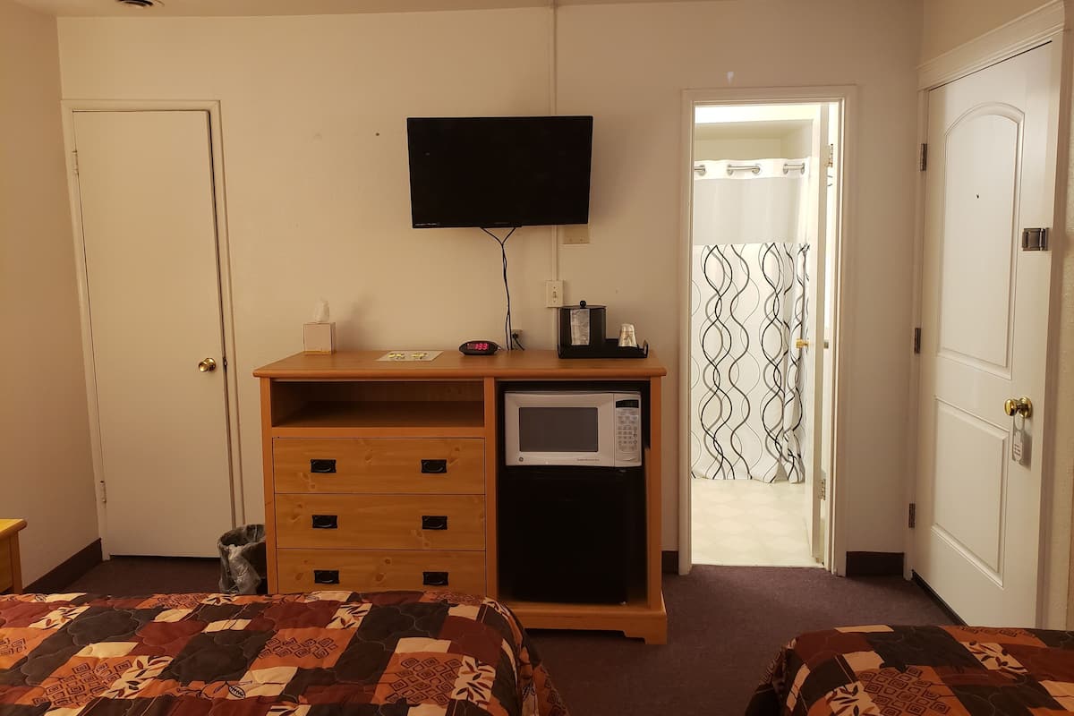 Standard Room, 2 Queen Beds | Hypo-allergenic bedding available, blackout drapes, soundproofing
