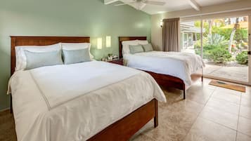 Klassieke studio suite, 2 queensize bedden | 1 slaapkamer, luxe beddengoed, een kluis op de kamer