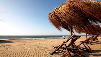 On the beach