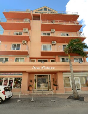 Façade de l’hébergement