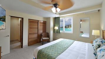 Kamar, 2 kamar tidur | Brankas, setrika/meja setrika, dan Wi-Fi gratis