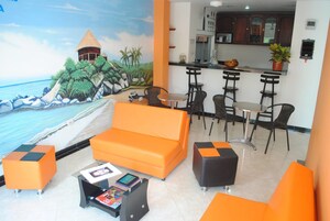 Sala de estar en el lobby
