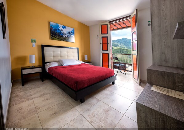 Superior-Doppelzimmer, 1 Doppelbett, Balkon