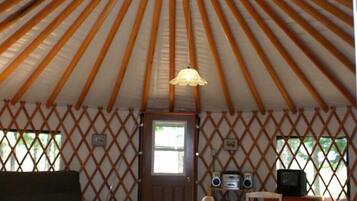 Zelt | 1 Schlafzimmer, hochwertige Bettwaren, kostenlose Babybetten