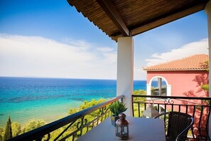 Apartment, 2 Bedrooms, Sea View | Balcony