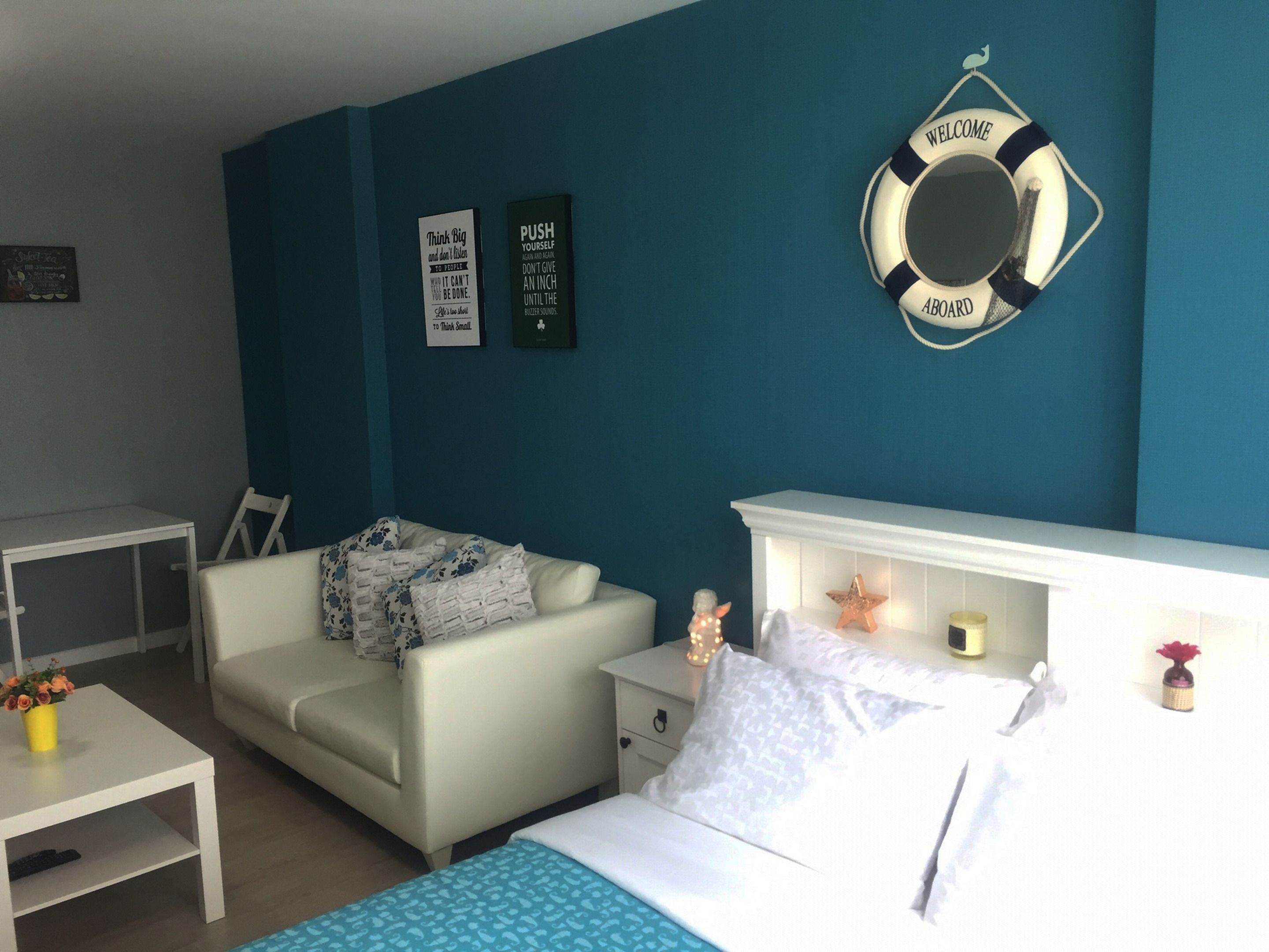 Estudio, 1 cama matrimonial