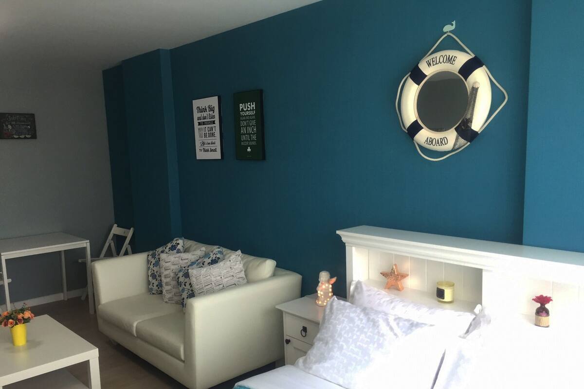 Estudio, 1 cama matrimonial