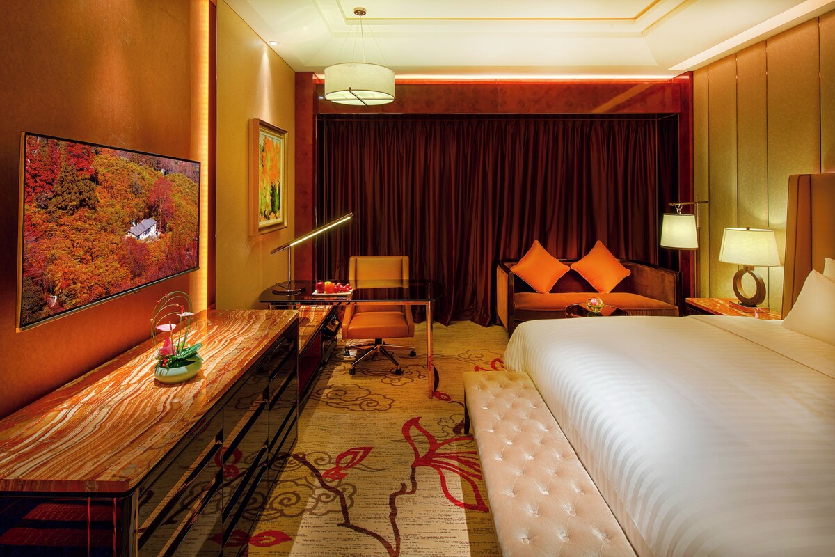 ห้องดีลักซ์, วิวเมือง | เครื่องนอนระดับพรีเมียม, ผ้านวมขนเป็ด, มินิบาร์, ตู้นิรภัยในห้องพัก